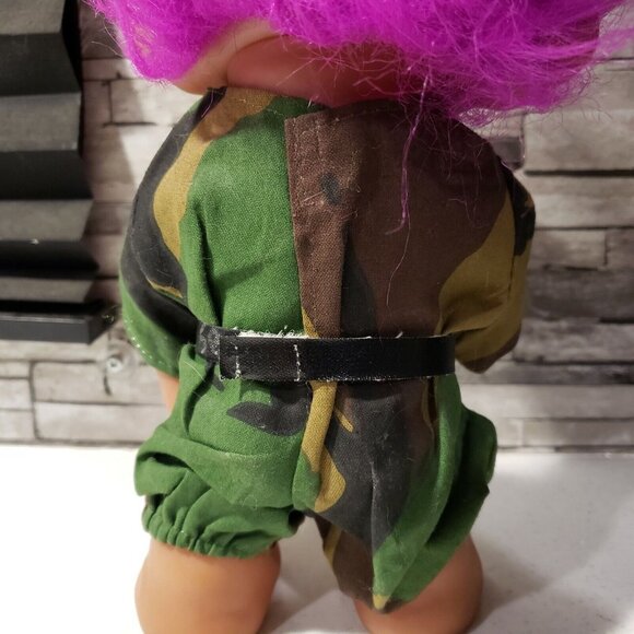 Vintage Thomas Dam 1977 Troll Soldier Camo Army G.I. - Picture 5 of 7